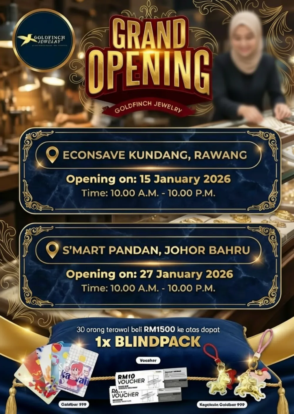 OPENING AND COMING SOON ANNOUNCEMENT