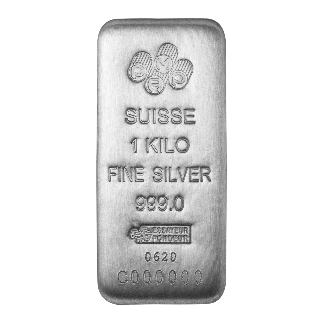 SILVER CAST BAR (1kg)