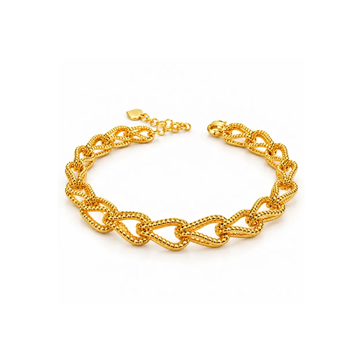 Twisted Link Bracelet. — 916 gold bracelet