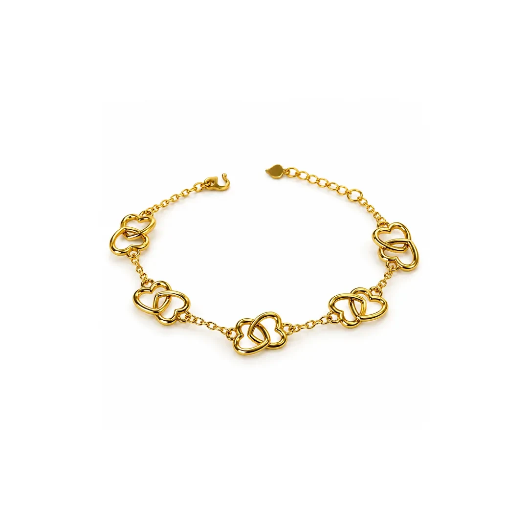 Double Love Bracelet — 916 gold bracelet