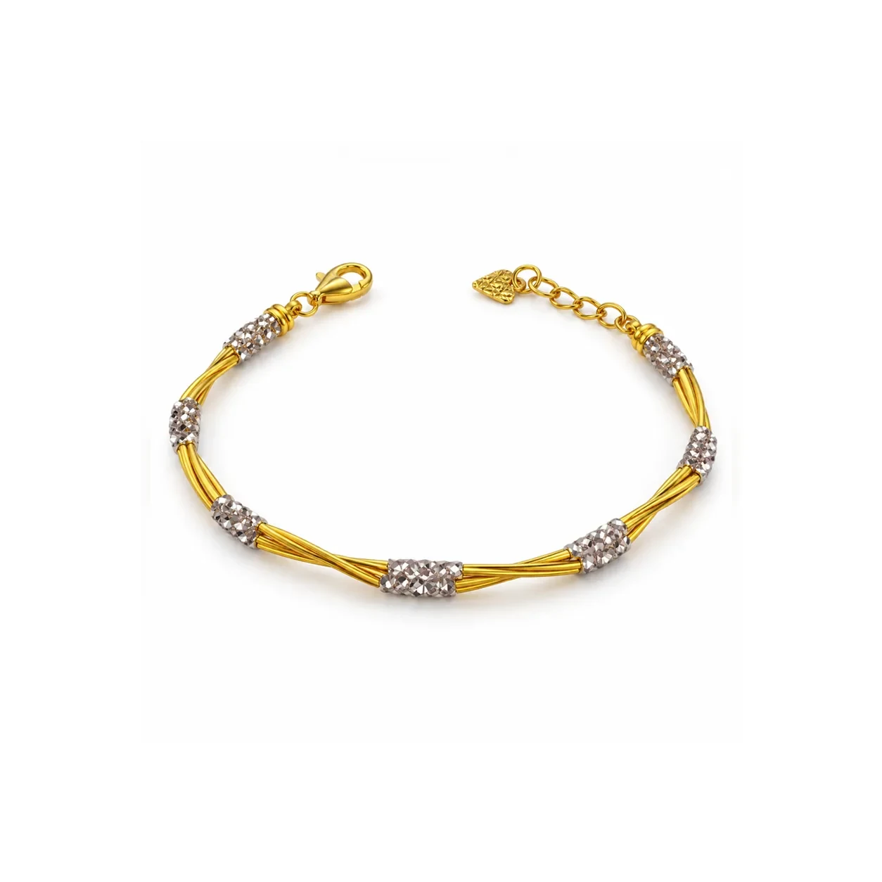 Twist Chrome Bracelet — 916 gold bracelet