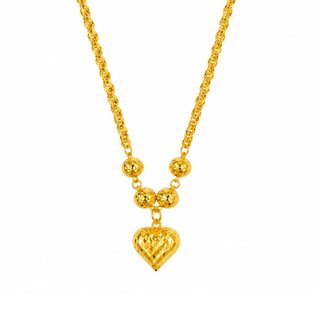 Boba Love Polo Necklace — rantai emas 916