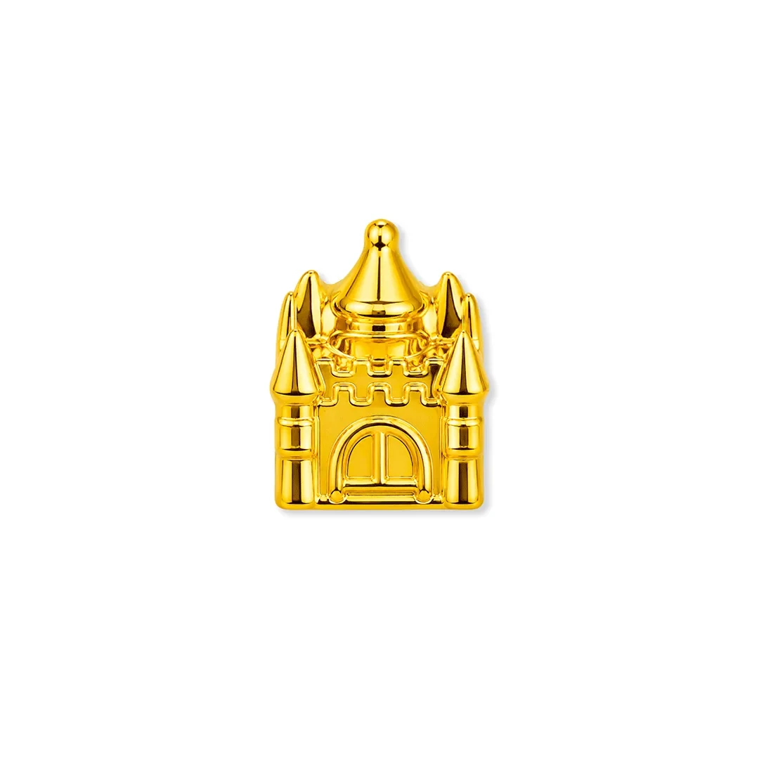 Castle Charm 916 — 916 gold pendant