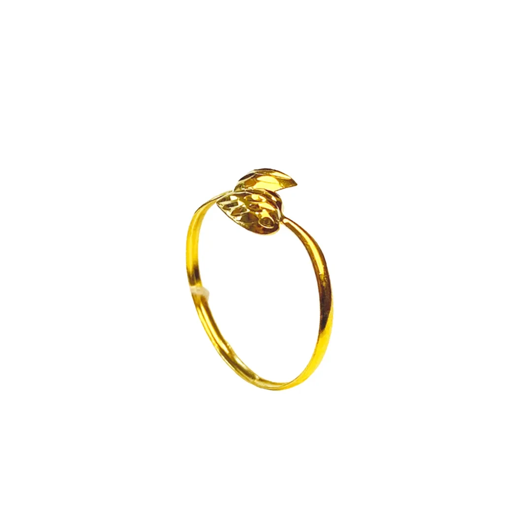 GOLDFINCH | Ring with "Double Love" Design 916 - R00286 — 916 gold ring