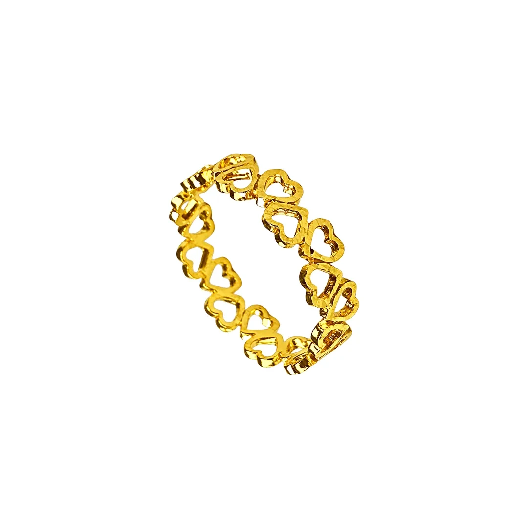 GOLDFINCH | Cinta Ring (Love Shape) 916 - R01252 — 916 gold ring
